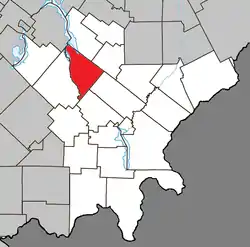 Location within Le Granit RCM