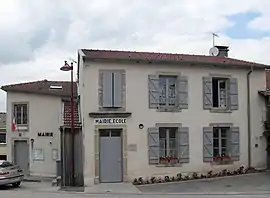 The town hall in Saint-Vallier