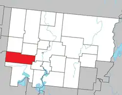 Location within Abitibi RCM.