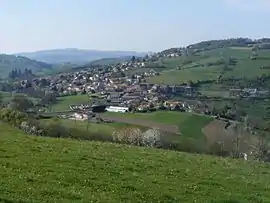 A general view from the summit of Châtelard