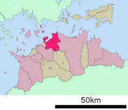 Location of Sakaide