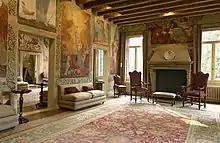 Gabrieli's frescoes in the main room of Villa Borromeo (Padua)