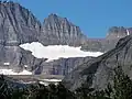 Salamander Glacier from Many Glacier Valley July 2017