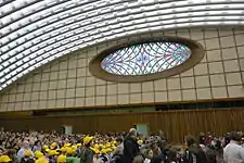 The left side of the audience hall in 2010