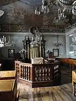 Bimah of the Saluzzo Synagogue, Saluzzo, Italy