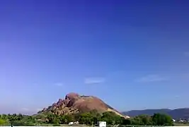 Samanar Malai near Madurai, where the eighth century Jain caves still exist.