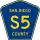 County Road S5 marker
