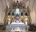 The Main Altar of Tanay Church and its newly restored altar silvers replicated from the lost one.