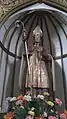 A statue of St Martial at the Ermita de San Marcial de Limoges, Femés, Lanzarote (he is the patron saint of Lanzarote)