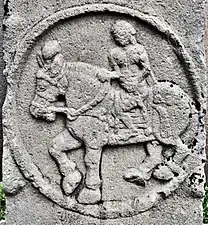 Foreigner on a horse, c. 115 BCE.