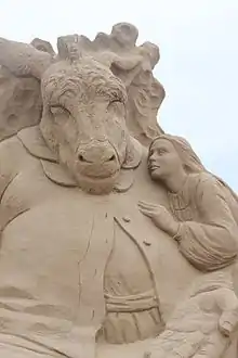 Image 21Sand Sculpture at Weston-super-Mare Sand Sculpture Festival of A Midsummer Nights Dream  (from Culture of Somerset)