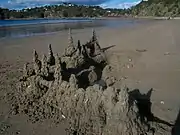 Sandcastle on Oneroa Beach