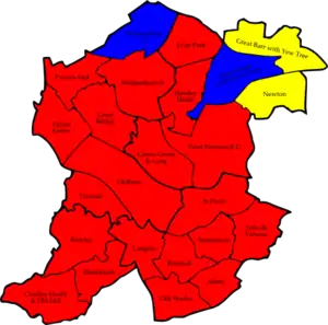 2007 results map