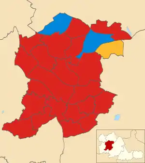 2010 results map