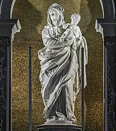 Madonna of the Rosary by Giovanni Maria Morlaiter