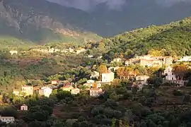 A general view of the village of Sant'Andréa d'Orcino