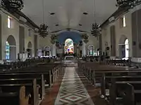 Far view of the altar