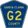 County Road G2 marker
