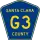 County Road G3 marker