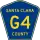 County Road G4 marker