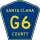County Road G6 marker