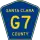 County Road G7 marker