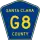 County Road G8 marker