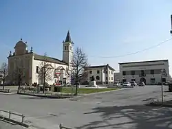 Santa Sofia, the Parish church, and the Town Hall