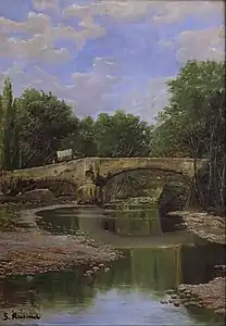 Bridge Over a River
