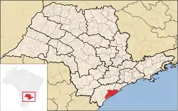 Location in São Paulo state