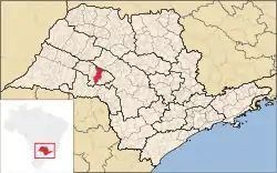 Location in São Paulo state