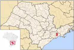 Location in São Paulo state