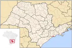 Location of São Vicente
