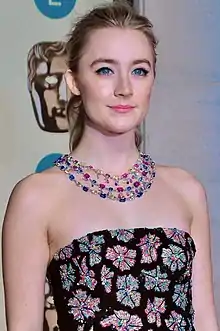 Saoirse Ronan at the 69th British Academy Film Awards in 2016.