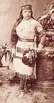 Portrait of Sarah Winnemucca, ca.1884