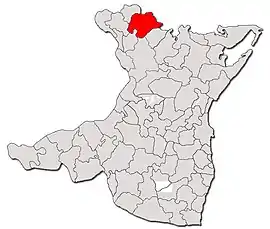 Location in Constanța County