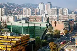 View west toward parts of Novo Sarajevo