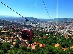 Sarajevo cable car, reopened in 2018