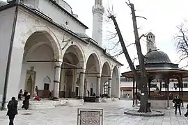 Gazi Husrev-beg Mosque and Sarajevo Clock Tower