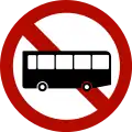 No buses
