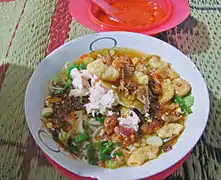 Sauto Tegal, chicken soto