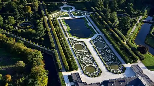 Parterres of Schlosspark, Brühl by Dominic Girard (1728)