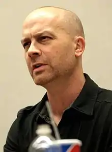 Sigler at Phoenix Comicon in May 2017.