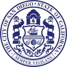 Seal of San Diego, California.