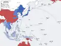 Japan's attacks across the Pacific