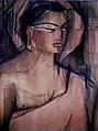 Lord Buddha, water color, 1987