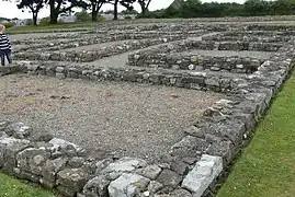 Foundations of the commander's house