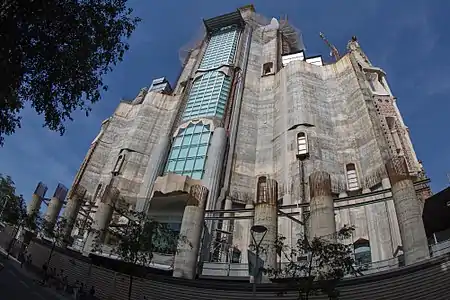 Glory Façade under construction in 2016.