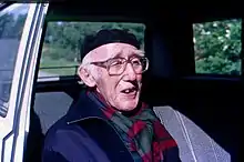 In front of Hans Christiansen's Orchid Garden