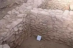 Excavation of archaeological site outside of Sembel.